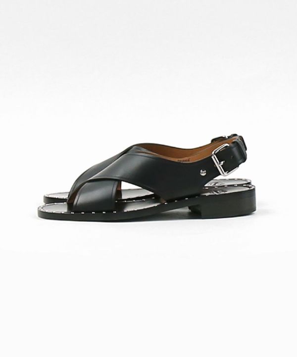 美品✨チャーチ　Rhonda プレステージ　カーフスキン　サンダル　36 Church's(チャーチ)プレステージカーフ レザークロスサンダル RHONDA