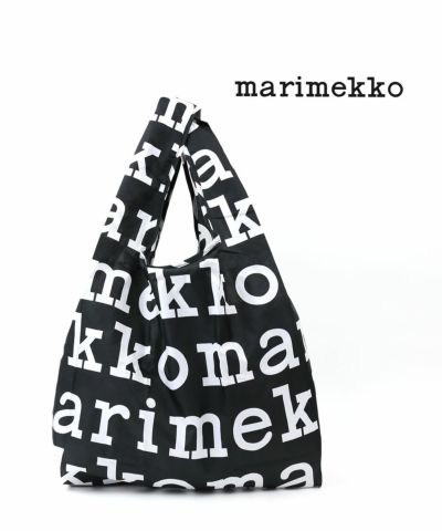 marimekko(マリメッコ)コットン マンシッカ いちご柄 トートバッグ エコバッグ ファブリックバッグ BAG 43×44  BLEU COMME BLEU(ブルーコムブルー)