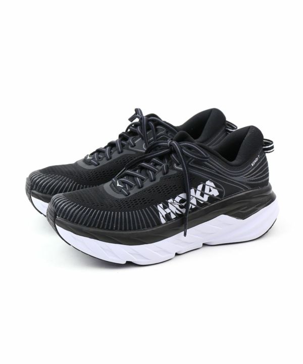 HOKAONEONE BONDI7WIDEブラックメッシュスニーカー24cm厚底 楽天市場】ホカ オネオネ スニーカー メンズ 靴 黒 ブラック