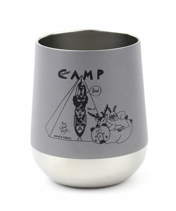 WHOLE EARTH(ホールアース), ×Chi-bee チービー サーモラウンド タンブラー マグカップ good night camp  グッドナイトキャンプ C×W タンブラー