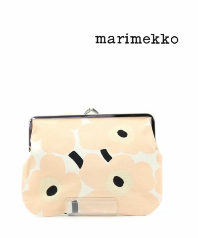 marimekko(マリメッコ)コットン ミニウニッコ柄 小物入れ がま口ポーチ