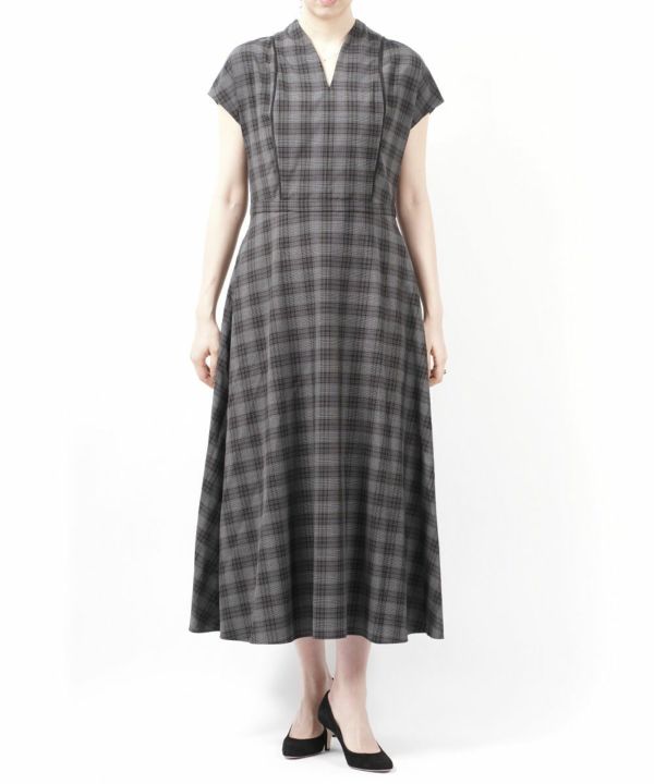 RIM.ARK Noble line classical dress ブラック - ロングワンピース