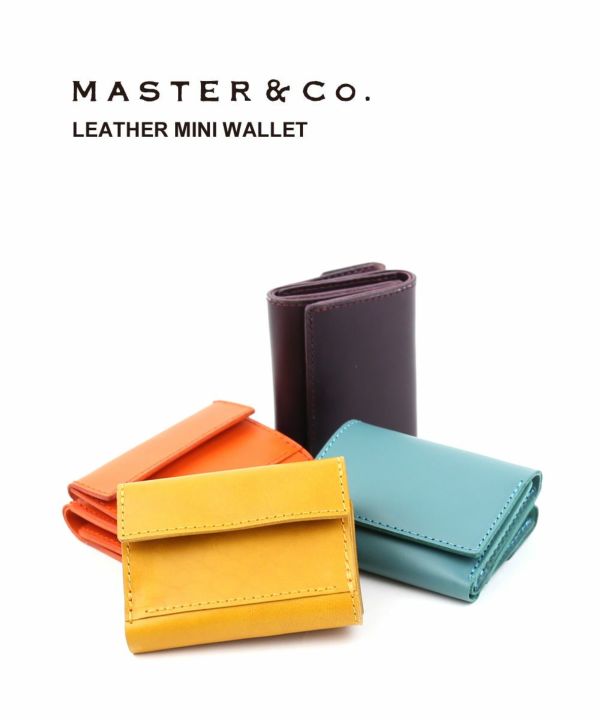 Master&Co.(マスターアンドコー) ブッテロ ミニ財布 三つ折り財布