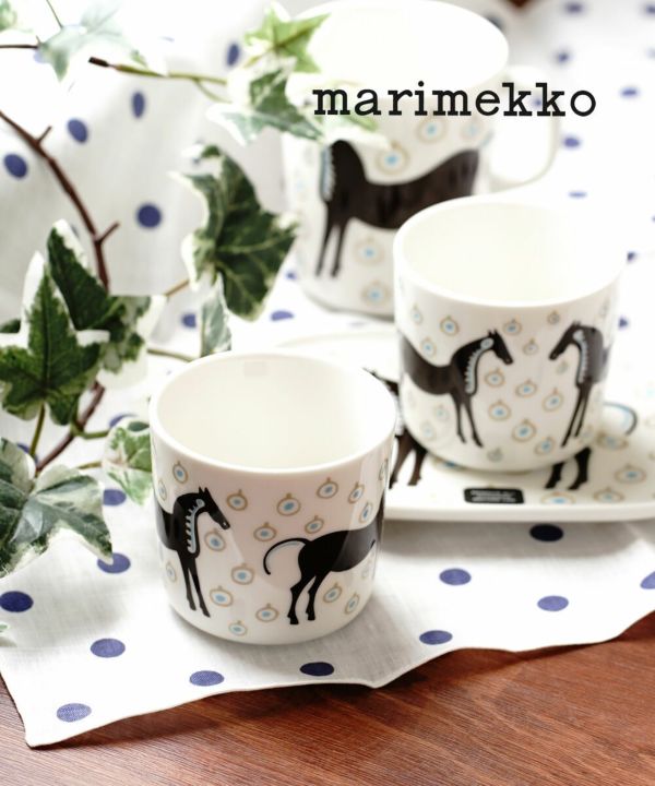 marimekko(マリメッコ) ムスタ タンマ コーヒーカップセット