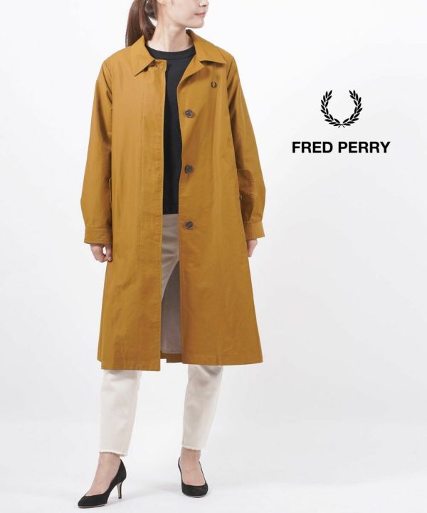 FRED PERRY(フレッドペリー) 3WAY ロングコート ステンカラーコート