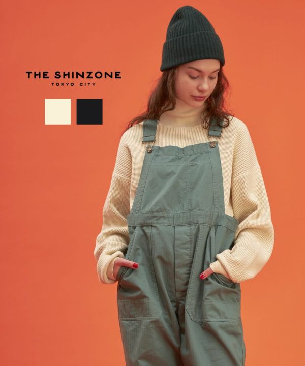 THE SHINZONE(ザ シンゾーン), コットンカシミア タートルネック ワッフルニットプルオーバー セーター CO/CA TARTLE  WAFFLE