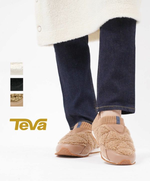 Teva(テバ) 2WAY スリッポン スニーカー シューズ リ・エンバー フリース RE EMBER MOC FLEECE | BLEU COMME  BLEU(ブルーコムブルー)