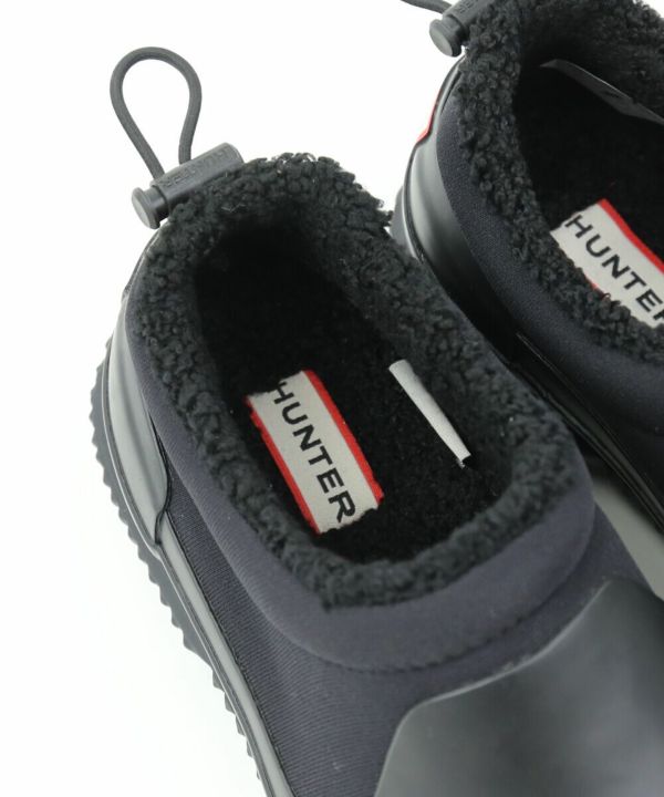 HUNTER(ハンター), 防水 防寒 レインシューズ スリッポン レディース オリジナル シェルパ シューズ WOMENS ORIGINAL  SHERPA SHOE