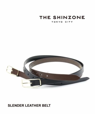 THE SHINZONE(ザ シンゾーン) レザーベルト 細ベルト SLENDER LEATHER