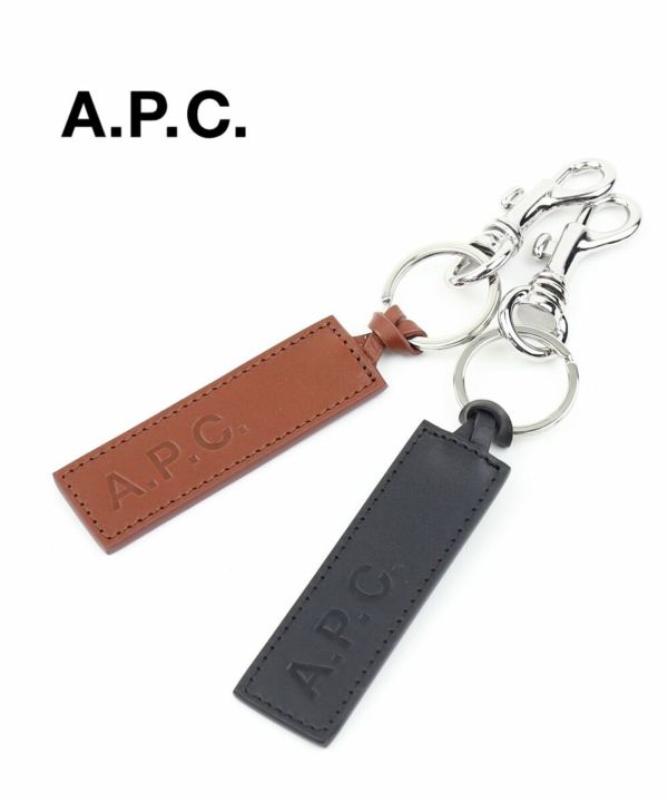 『A.P.C.』アーペーセー キーリング キーホルダー レザー A.P.C. アーペーセー キーリング APC KEYRING キーホルダー