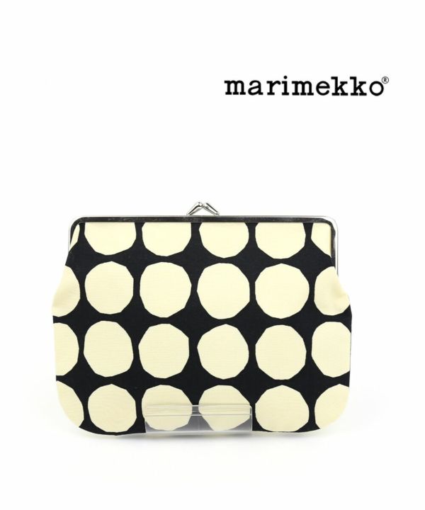 marimekko(マリメッコ)コットン キヴェット柄 がま口ポーチ 小物