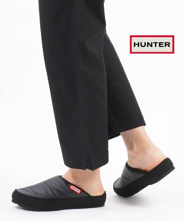 HUNTER(ハンター), スリッポン シューズ レディース パファー スリッパ WOMENS PUFFER SLIPPER