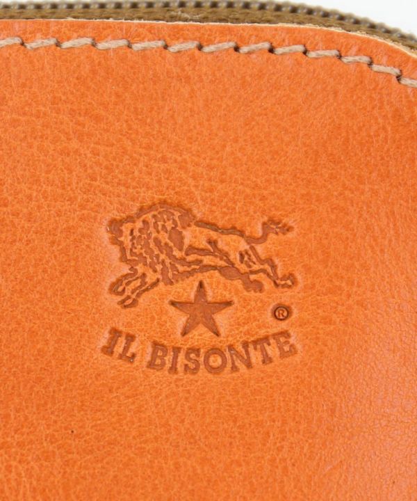 IL BISONTE(イルビゾンテ)レザー キーリング付き コインパース