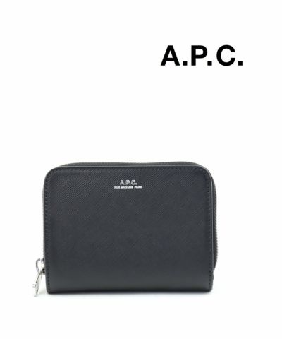 A.P.C.(アー・ペー・セー)カーフスキンレザー コンパクトウォレット