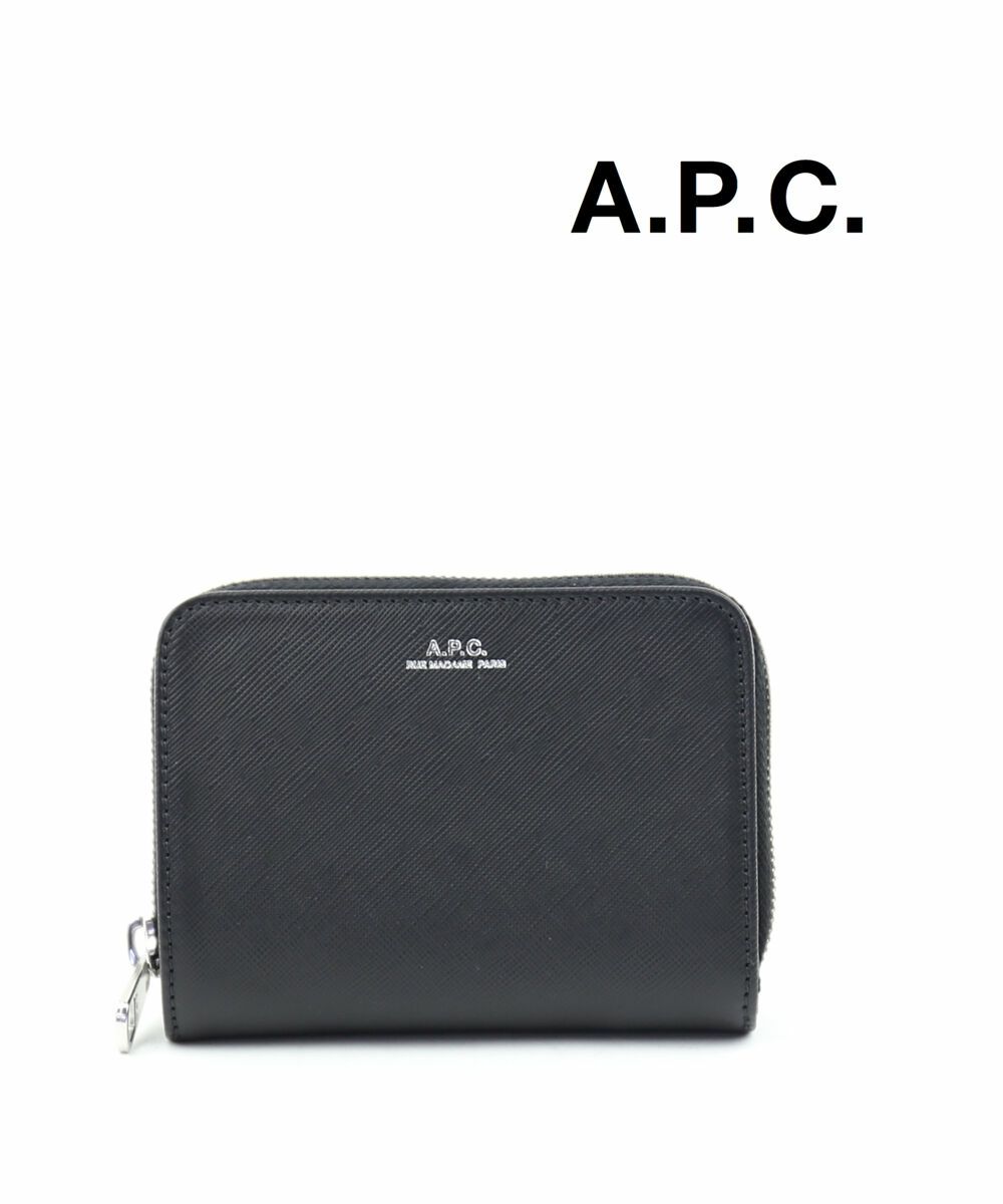 A.P.C.(アー・ペー・セー)レザー 三つ折り財布 コンパクトウォレット 