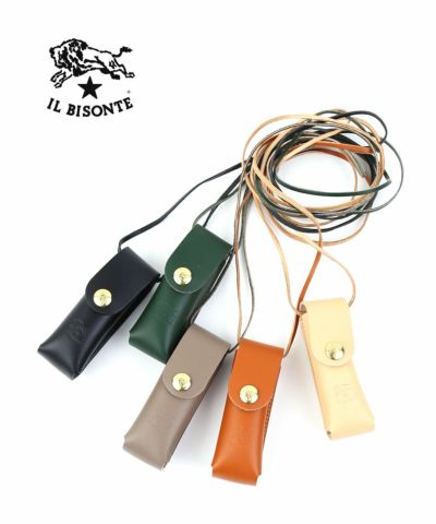 IL BISONTE(イルビゾンテ)レザー リップスティックケース リップ