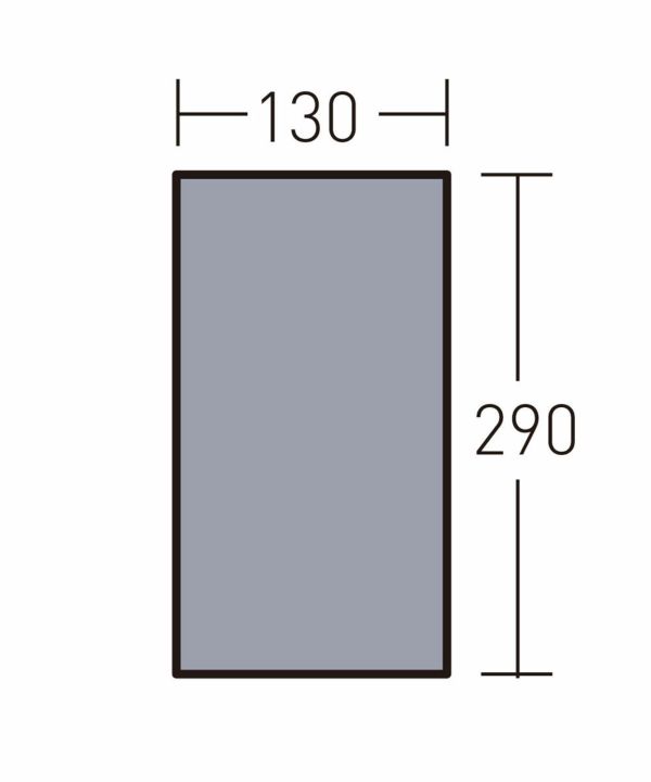 筆記系 ８文字 200x800 縦横mm 左右舷２枚セット