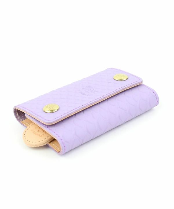 IL BISONTE イルビゾンテ キーケース レザー 限定 2024 ラベンダー IL