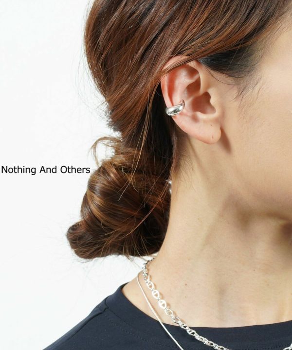 Nothing And Others(ナッシングアンドアザーズ), ダイアゴナルポイント イヤーカフ Diagonalpoint Earcuff  イヤカフ