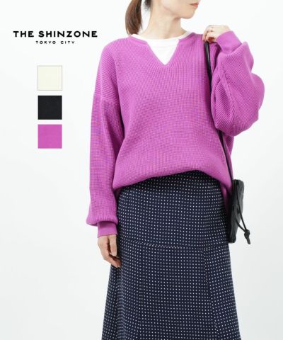 THE SHINZONE(ザ シンゾーン)コットンカシミヤ スキッパーデザイン