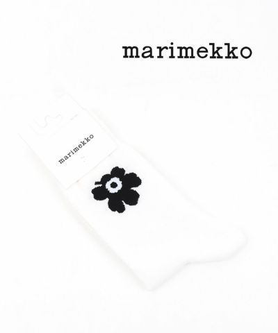 marimekko(マリメッコ)ナイロン×レザー ウニッコ柄 2D キーチェーン