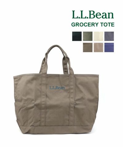 L.L.Bean(エルエルビーン)コットンキャンバス ファスナー付き トート