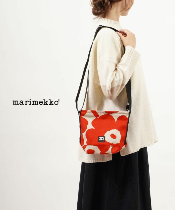 marimekko(マリメッコ)コットンキャンバス ウニッコ柄 ショルダーバッグ ILTANEN PIENI UNIKKO | BLEU COMME  BLEU(ブルーコムブルー)