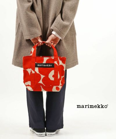 marimekko(マリメッコ)コットンキャンバス ロッキ柄 トートバッグ