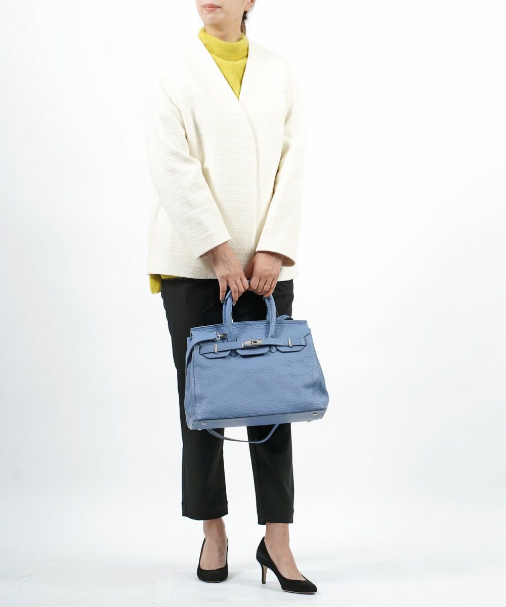 PAOLA NUTTI(パオラヌッティ)レザー 2WAY トートバッグ ショルダー 
