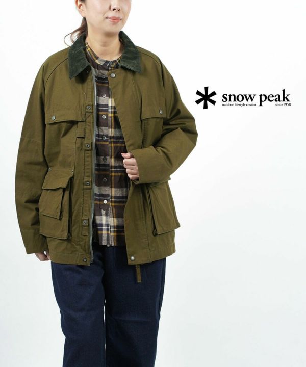 Snow Peak(スノーピーク)コットン混 ジャケット TAKIBI Canvas Jacket