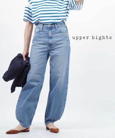 upper hights(アッパーハイツ)コットン クロップドモデル デニム