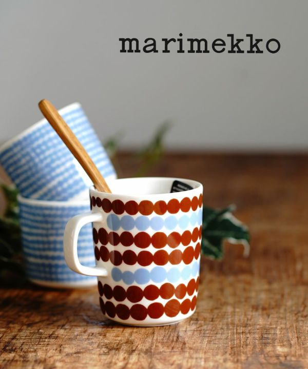 marimekko(マリメッコ)日本限定 シイルトラプータルハ マグカップ コーヒーカップ コップ 250ml SIIRTOLAPUUTARHA  MUG 2.5DL BLEU COMME BLEU(ブルーコムブルー)