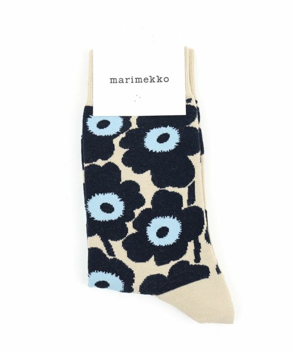 marimekko(マリメッコ), コットン混 ウニッコ柄 靴下 ショートソックス KIRMAILLA UNIKKO