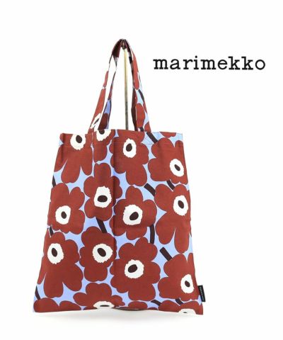 marimekko(マリメッコ)日本限定 コットン ウニッコ柄 トートバッグ エコバッグ ファブリックバッグ MINI UNIKKO BAG  33×32CM | BLEU COMME BLEU(ブルーコムブルー)