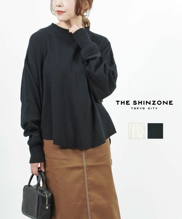 THE SHINZONE(ザ シンゾーン), コットン スラブサーマル プルオーバー サーマルTシャツ 長袖 カットソー SLAB THERMALL  LONG TEE