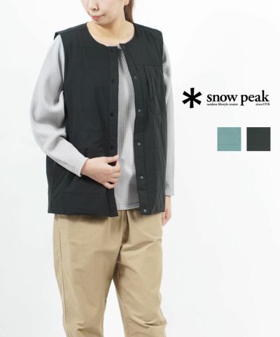 Snow Peak(スノーピーク) クルーネック インサレーション 中綿プル