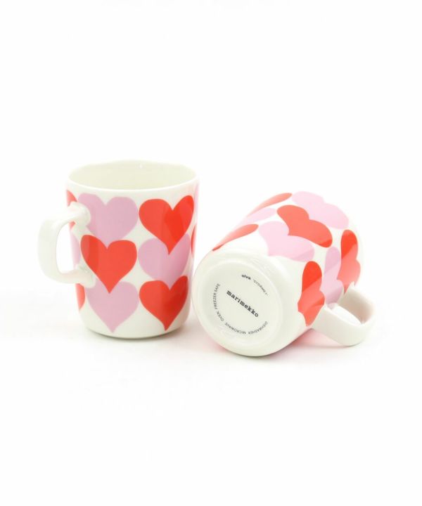 marimekko(マリメッコ), シュダメット柄 マグカップ コーヒーカップ 250ml 2個セット SYDAMET MUG 2.5DL 2PCS