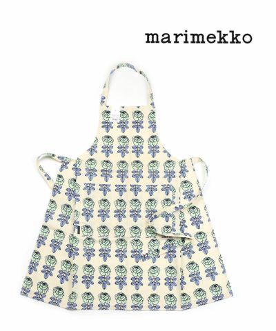 marimekko(マリメッコ)アジア限定 コットン ヴィヒキルース柄 エプロン