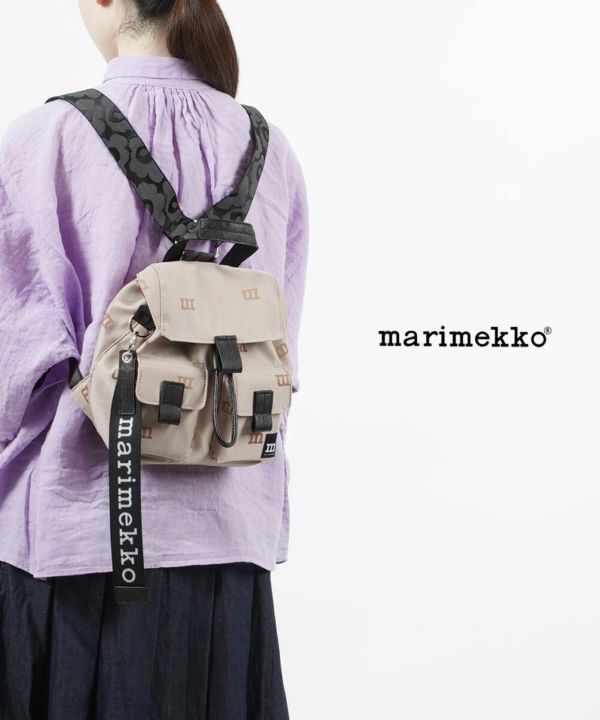 marimekko(マリメッコ), ロゴ バックパック リュック EVERYTHING BACKETPACK S M-LOGO