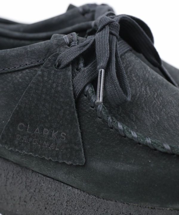 Clarks(クラークス), レザー 厚底 シューズ モカシン ショートブーツ ワラクラフト ロー Wallacraft Lo