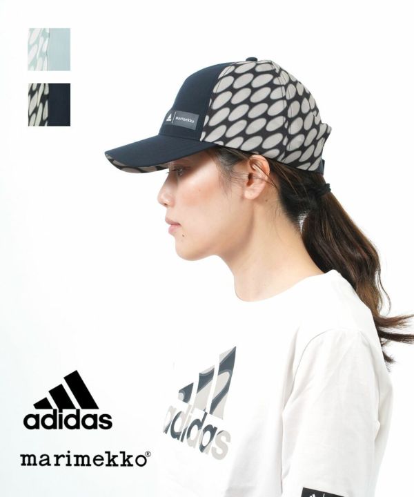 Marimekko✖️adidas マリメッコ✖️アディダス キャップ 帽子 黒 