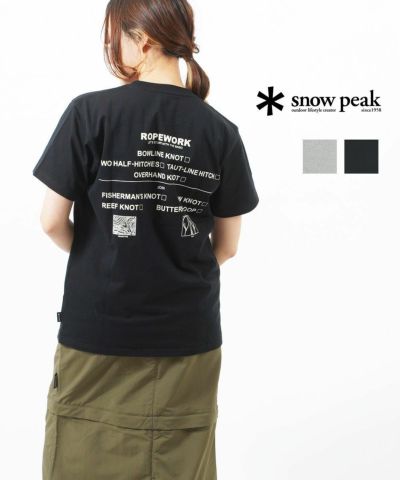 Snow Peak(スノーピーク)Tシャツ 半袖 トップス Snow Peak Logo T