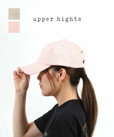 upper hights(アッパーハイツ)コットン 6パネル キャップ 帽子