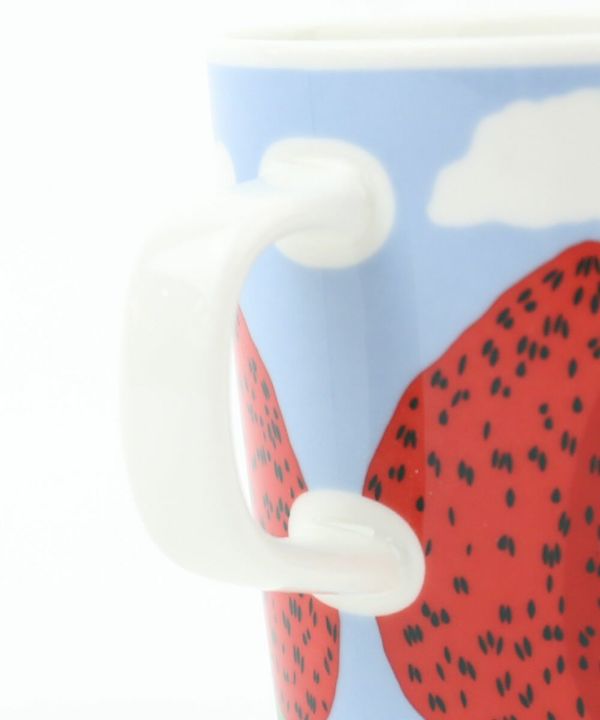 marimekko(マリメッコ) マンシッカヴオレット イチゴの山 マグカップ コーヒーカップ コップ 250ml MANSIKKAVUORET  MUG 2.5DL | BLEU COMME BLEU(ブルーコムブルー)