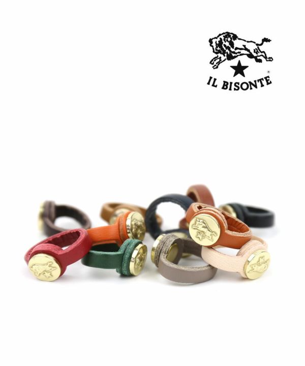 IL BISONTE(イルビゾンテ)レザー コンチョ付き リング | BLEU COMME