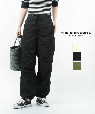 THE SHINZONE(ザ シンゾーン)コットン ウインドオーバーパンツ ワイド