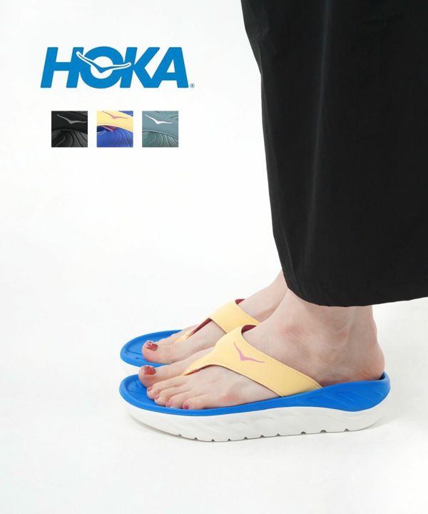 HOKA ONE ONE(ホカオネオネ), リカバリーサンダル トングサンダル W ORA RECOVERY FLIP ウィメンズ オラ リカバリー  フリップ