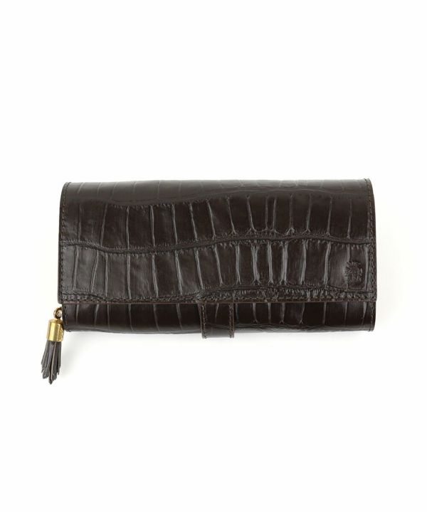 Felisi(フェリージ)クロコ型押し レザー コロコロロング 長財布 3005