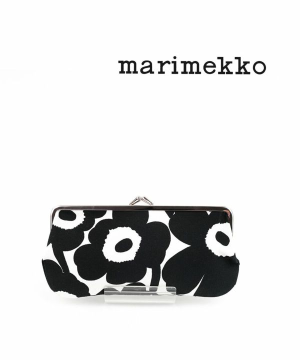 marimekko(マリメッコ)がま口ポーチ フラットポーチ SILMALASIKUKKARO