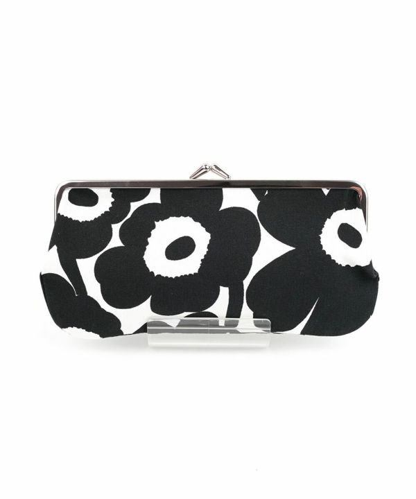 marimekko(マリメッコ)がま口ポーチ フラットポーチ SILMALASIKUKKARO